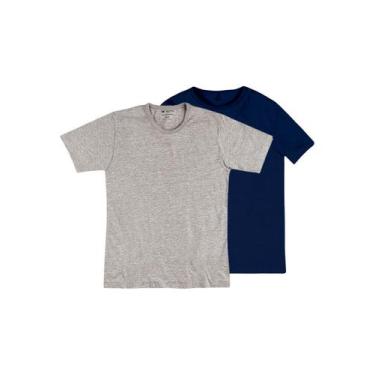 Imagem de Kit com 2 Camisetas Masculina Hering 299 Colorido, G