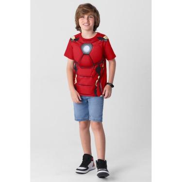 Imagem de Camiseta Marvel Avengers infantil menino Brandili-Masculino