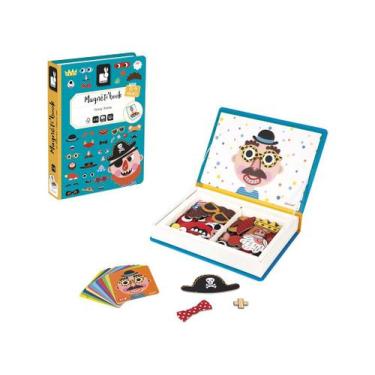 Imagem de Livro Magnético Crazy Faces Personagens - Janod