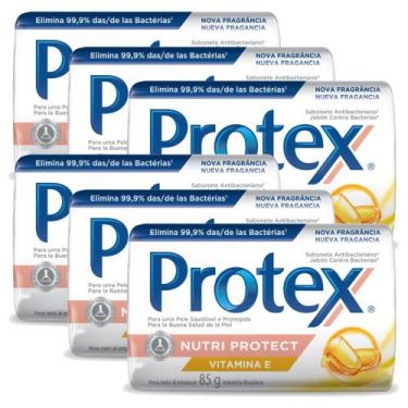 Imagem de Kit Sabonete em Barra Protex Nutri Protect Vitamina E 85g com 6 unidad