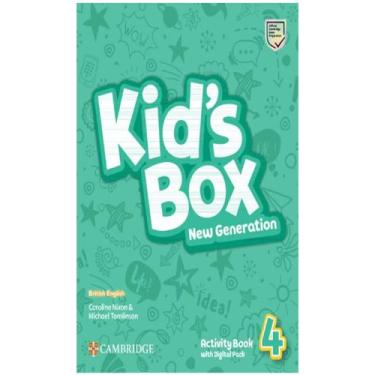 Imagem de kids box new generation 4 activity book with digital pack   british en