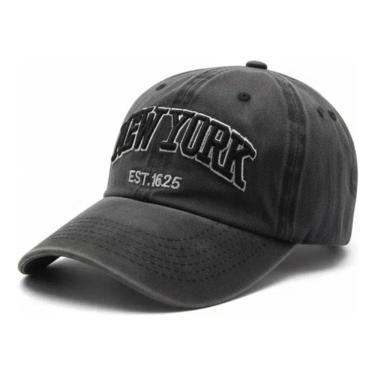 Imagem de Boné Snapback New York Vintage – Algodão Lavado Bordado Retrô – Luke Sports