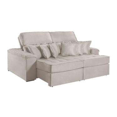 Imagem de Sofa Martins M-188 02 Md.80 Com Almofadas V-211 Creme - MARTINS ESTOFA