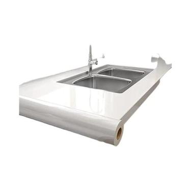 Imagem de Papel De Parede Adesivo DIY De Mármore 55cm, Impermeável E À Prova De 