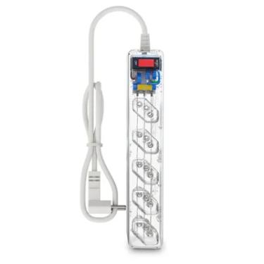 Imagem de Filtro De Energia Dps Iclamper Energia 5 Tomadas, 127/220 Volts, Lcf, 1m, Transparente,...