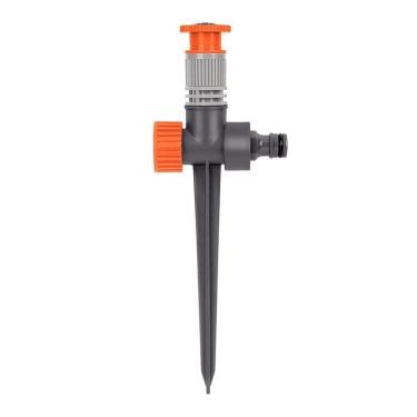 Imagem de Aspersor Circular para Irrigação Modelo Circular com Engate Rápido e Ângulo Ajustável Até 360° Cinza, Laranja Tramontina