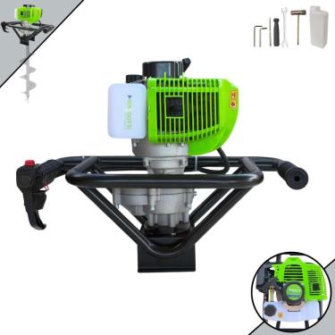 Imagem de Perfurador de Solo MPS52 à Gasolina 2T 52CC 1,8HP Somente Motor com Alto Torque e Baixa...