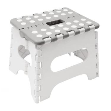 Imagem de Banco Banqueta com Base Antiderrapante Até 50mk Multiuso Infantil Comp