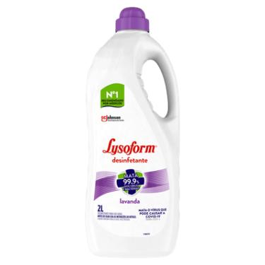 Imagem de Desinfetante Uso Geral Lavanda Lysoform 2L Mata 99,9% Germes e Bactérias