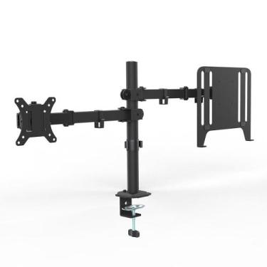 Imagem de Suporte de Mesa Articulado para Monitor de 13" a 32" com Bandeja para 