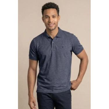 Imagem de Camisa Polo Piquet Masculina Polo Wear Verde Médio, Azul escuro, GG