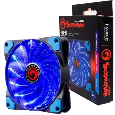 Imagem de Cooler Para Gabinete Marvo, Led Azul, 120mm, FN10 bl
