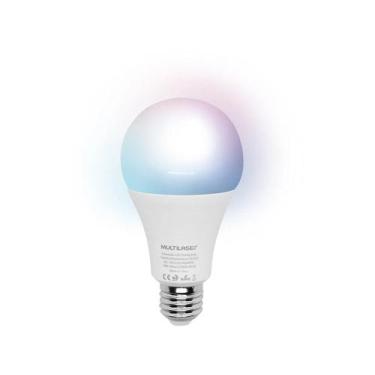Imagem de Lâmpada Inteligente Multilaser E27 RGB - Dimerizável 10W Wi-Fi compatí