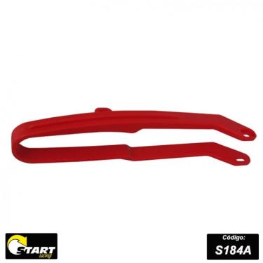 Imagem de Guia de Corrente Dianteiro da Balança S184 Honda CRF 250 R 2014-2017 e CRF 450 R 2013-2016 Vermelho em PU Start Racing