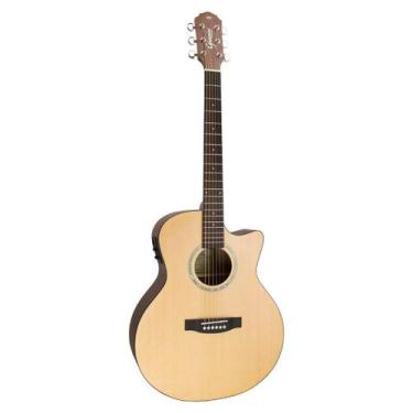 Imagem de Violão Eletroacústico Aço Giannini Grand Auditorium GSF-3 CEQ Cutaway,