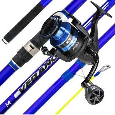 Imagem de Kit Pesca Mar Bruto Molinete XTi SWI 6000 Vara Verano Surf - Marine Sp