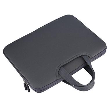 Imagem de Capa preta/cinza para notebook, bolsa para notebook, notebook para tablet PC(cinza, 15,4 polegadas)
