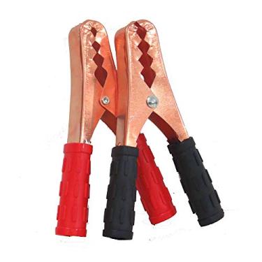 Imagem de Garra Jacaré Para Bateria Chupeta 100a 2 Peças Emborrachado