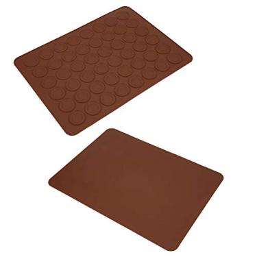 Imagem de Tapetes de silicone, Tapete de silicone, Tapete de silicone Macarons 48 furos para fazer bolos, fazer chocolate