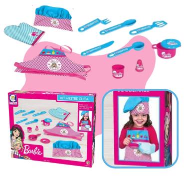 Cozinha Infantil Barbie Cheff Cotiplás 2228 com Acessórios