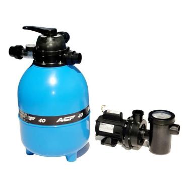 Imagem de Kit Filtro ACF40 Motobomba 1/2 Cv Para Piscinas de até 54.000 Litros