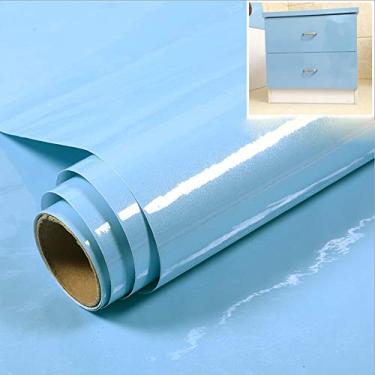 Imagem de Q QIHANG Papel de parede espesso à prova d'água autoadesivo papel de parede película removível de granito papel de parede de cozinha para bancadas, papel de parede, papel de parede renovado mármore (60 x 200 cm, cor-2)