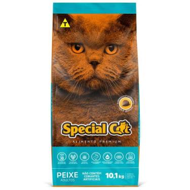Imagem de Ração Premium Special Cat Para Gatos Adultos Sabor Peixe 10,1Kg - Manf