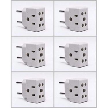 Imagem de 06 ADAPTADOR BOB LOVE 10/20A PINO MACIÇO