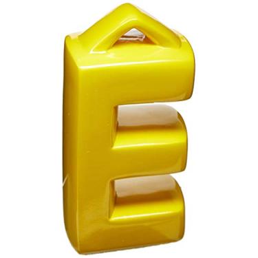 Imagem de Letra Ê Decorativa Com Acento Ceramicas Pegorin Amarelo