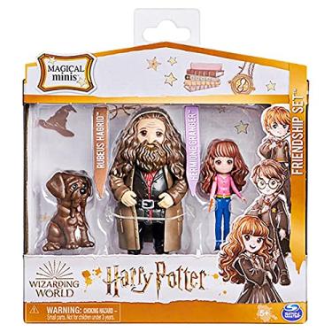Imagem de Bonecos Amuletos Mágicos Hermione e Hagrid, Coleção Wizarding World - Harry Potter, Sunny