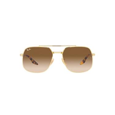 Imagem de Óculos de Sol Ray-Ban 0RB3699 001/51 Tam 59 / Ouro - Lentes Marrom Gradiente