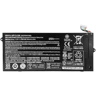 Imagem de Bateria do notebook 11.4V 3920mAh 45Wh AP13J3K AP13J4K Replacement Laptop Battery for Acer Chromebook 11 C740 C720 C720P C720P-2666 C720-2800 C740-C3P1