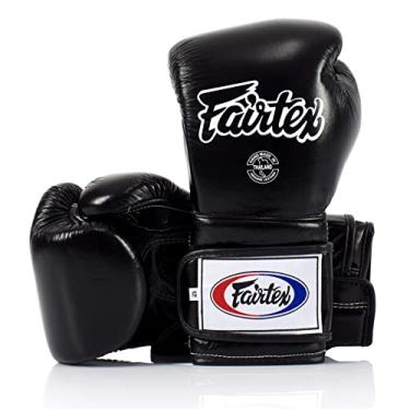 Imagem de Fairtex BGV9 Muay Thai para boxeadores e treinadores profissionais | Luva estilo mexicano para rebatedores duros | Luvas de MMA para artes marciais | Luvas de boxe leves e absorventes de choque de