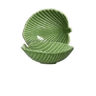 Imagem de Bowl Para Sopa Leaves Verde Cristina Scalla Cerâmica