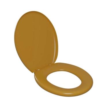 Imagem de Assento Almofadado Oval - Astra Caramelo Escuro