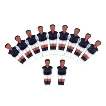 Imagem de Fancyes 11 peças de mesa de pebolim masculino, peça de futebol durável, caras de pebolim, jogador de pebolim para máquina de futebol, brinquedos para, roxo