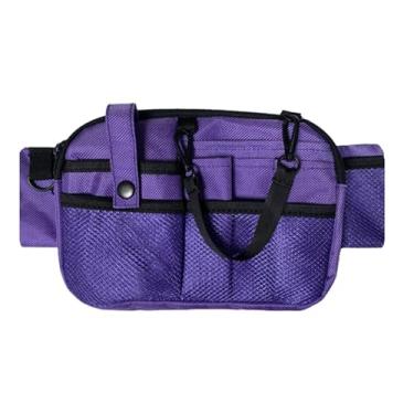 Imagem de menolana Pochete de enfermagem, bolsa de cintura para enfermeira, cinto ajustável, multi compartimento, ferramenta de armazenamento, bolsa de cintura, bolsa de