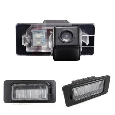 Imagem de HD Auto veículo 170° retrovisor sistema de apoio de estacionamento reverso câmera de carro compatível com Fiat 500X Gasolina Diesel SUV FWD 334 2014-2021 (OEM 51962525) (NO.9125B)
