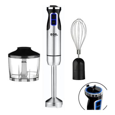 Imagem de Mixer 3 Em 1 Processador Turbo 850w Inox Eos- Mais Potente EMX03 Cheff Gourmet