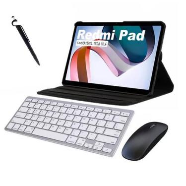 Imagem de Capa+ Teclado e Mouse Para Tablet Red. Pad 10.6" + Caneta - Duda Store