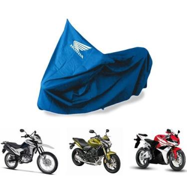 Imagem de Capa Protetora Impermeável Para Moto Honda - SPTS, Azul-celeste,  G