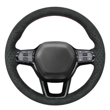 Imagem de MEWANT Honda Civic 11 Capa de volante costurada à mão para Honda Civic 11 HRV 2022-2024 / Accord 2023-2024 Acessórios de volante para Honda Civic 11
