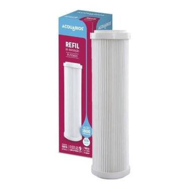 Imagem de Refil Caixa D'Agua Plissado Lavável 9 3/4 25 Micra Acquabios
