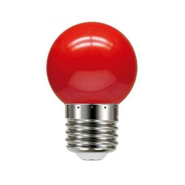 Imagem de Lâmpada Led Bolinha Vermelha E27 6W Bivolt Lm279 Luminatti, Bolinha, E