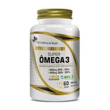 Imagem de SUPER OMEGA 3 (640 EPA/440 DHA) 1000mg 60 softcaps - Flora Nativa Do B