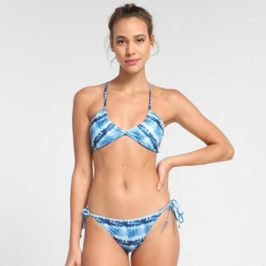 Imagem de Conjunto Biquini Com Bojo Phra Yai Sophie, Azul, M