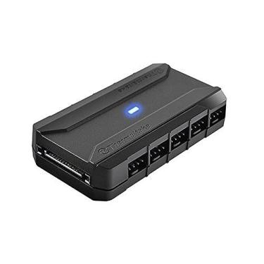 Imagem de Thermaltake Commander FP SATA alimentado por 10 portas PWM Hub de ventilador de 4 pinos AC-023-AN1NAN-A1, 3,2 x 1,7 x 1,7 polegadas