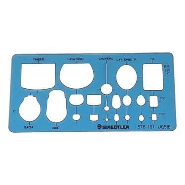 Imagem de Gabarito Sanitario Staedtler 576 101