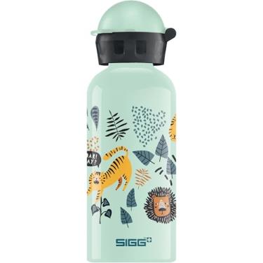 Imagem de SIGG Garrafa de água infantil – Junge TZZ – à prova de vazamento – leve – livre de BPA – Alumínio – 370 ml