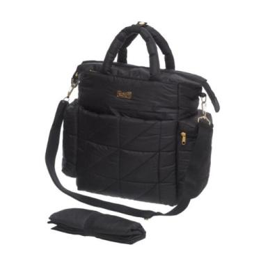 Imagem de Bolsa Maternidade com Trocador Kouii Aconchego Preto